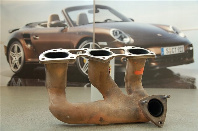 Porsche 911 997.2 Турбо выпускной коллектор левый