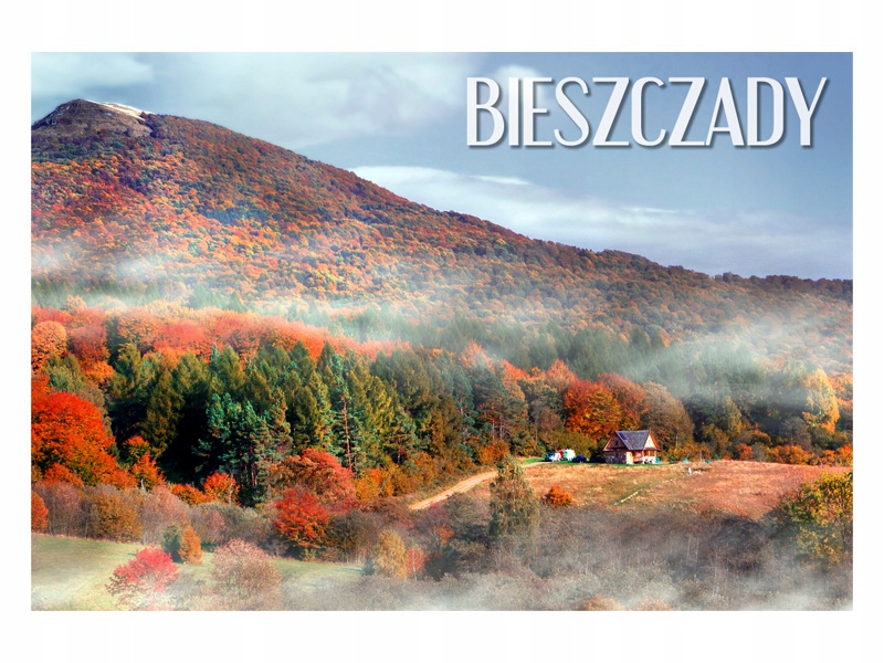 

Bieszczady Płonące Góry Magnes na lodówkę