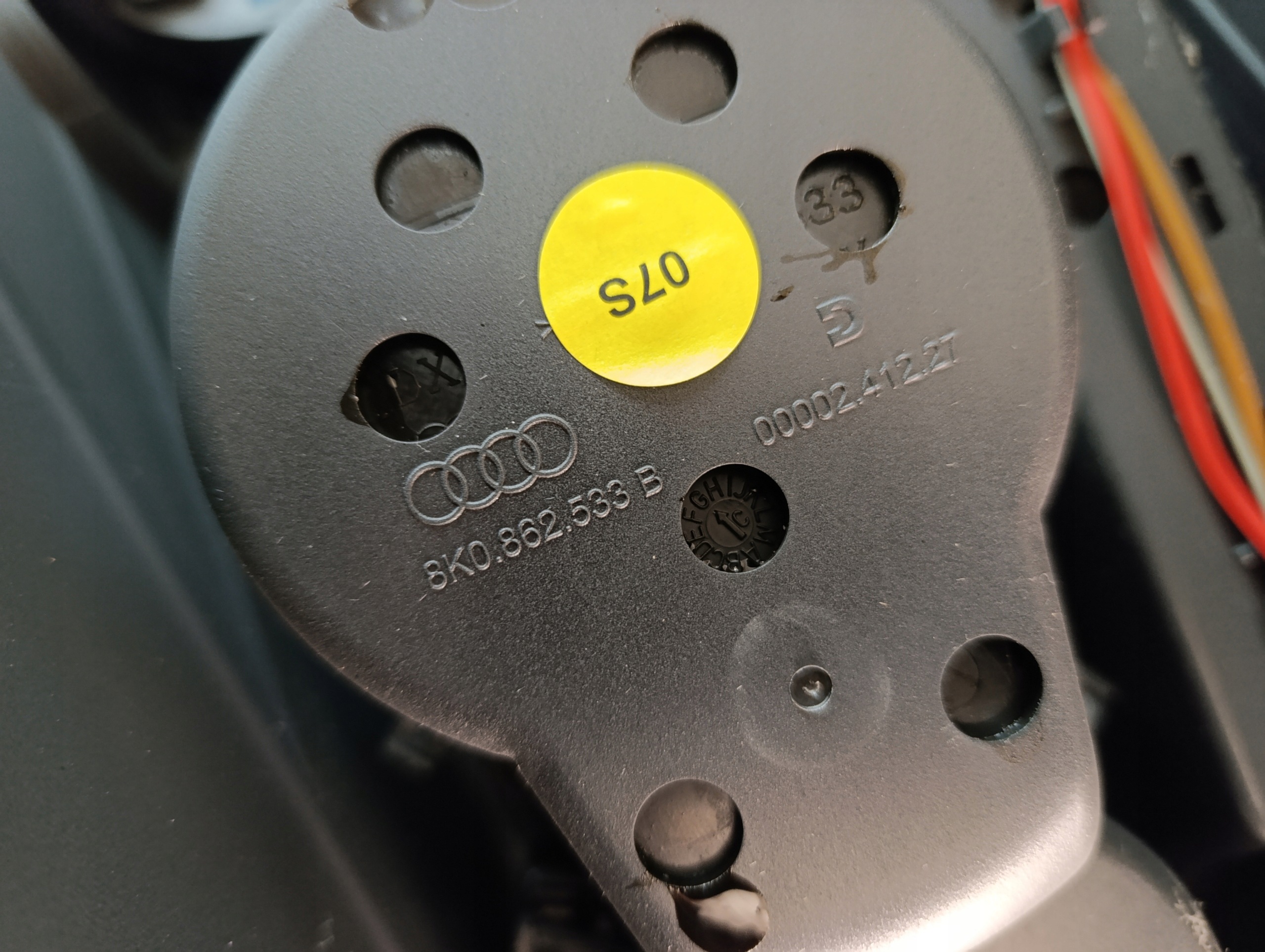 tunnel media consolle cassetto portaoggetti AUDI A4 B8 A5 8T 8K0863244A