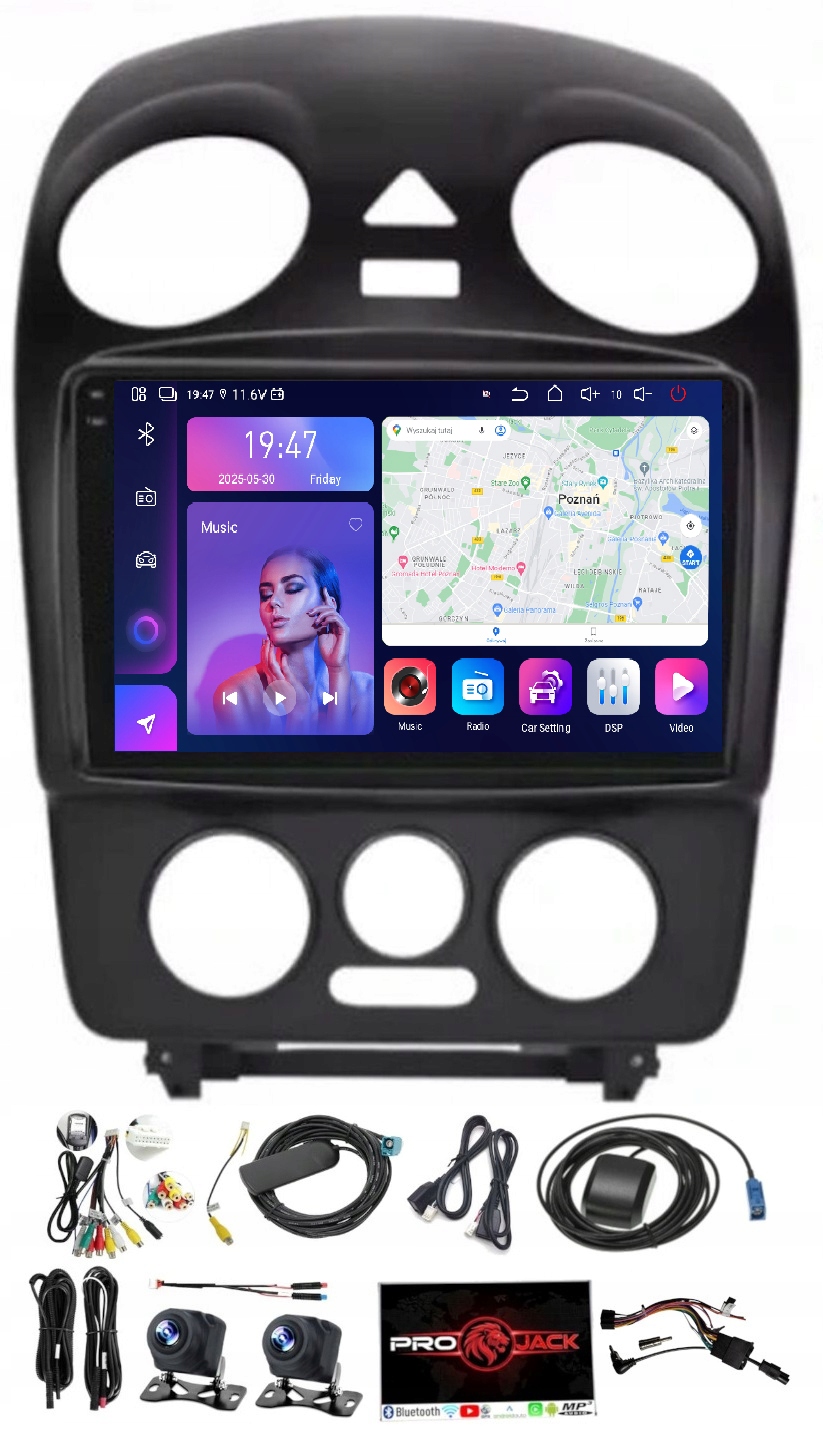 Rádio Navigácia Vw New Beetle 2004-2010 Carplay Android 8/256GB Sim