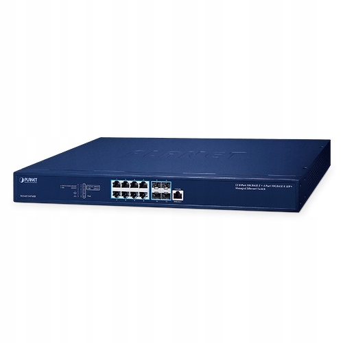 Planet XGS-6311-8T4XR Spravovatelný přepínač L3, 8x 10G RJ45, 4x 10G Sfp