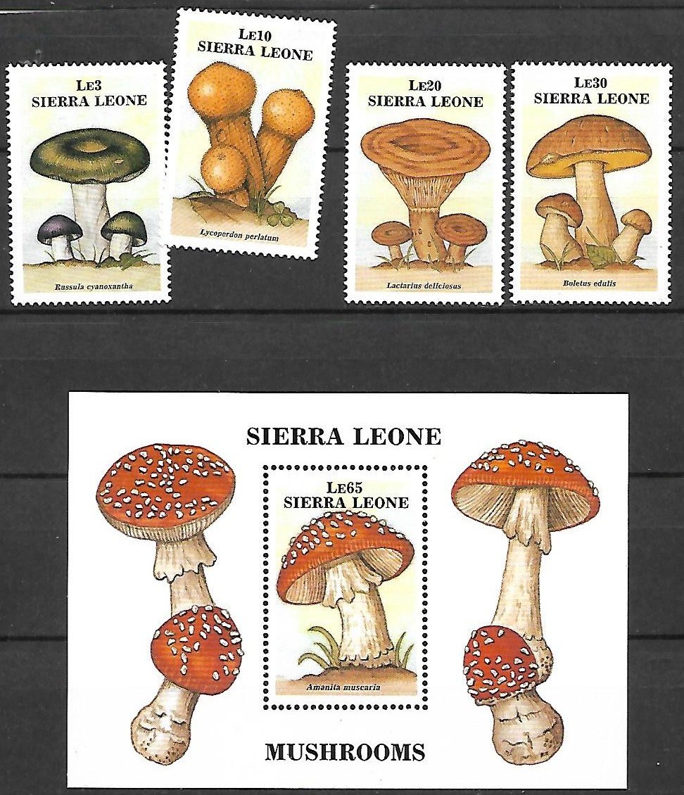 Sierra Leone xx Z243 flora grzyby MNH VF