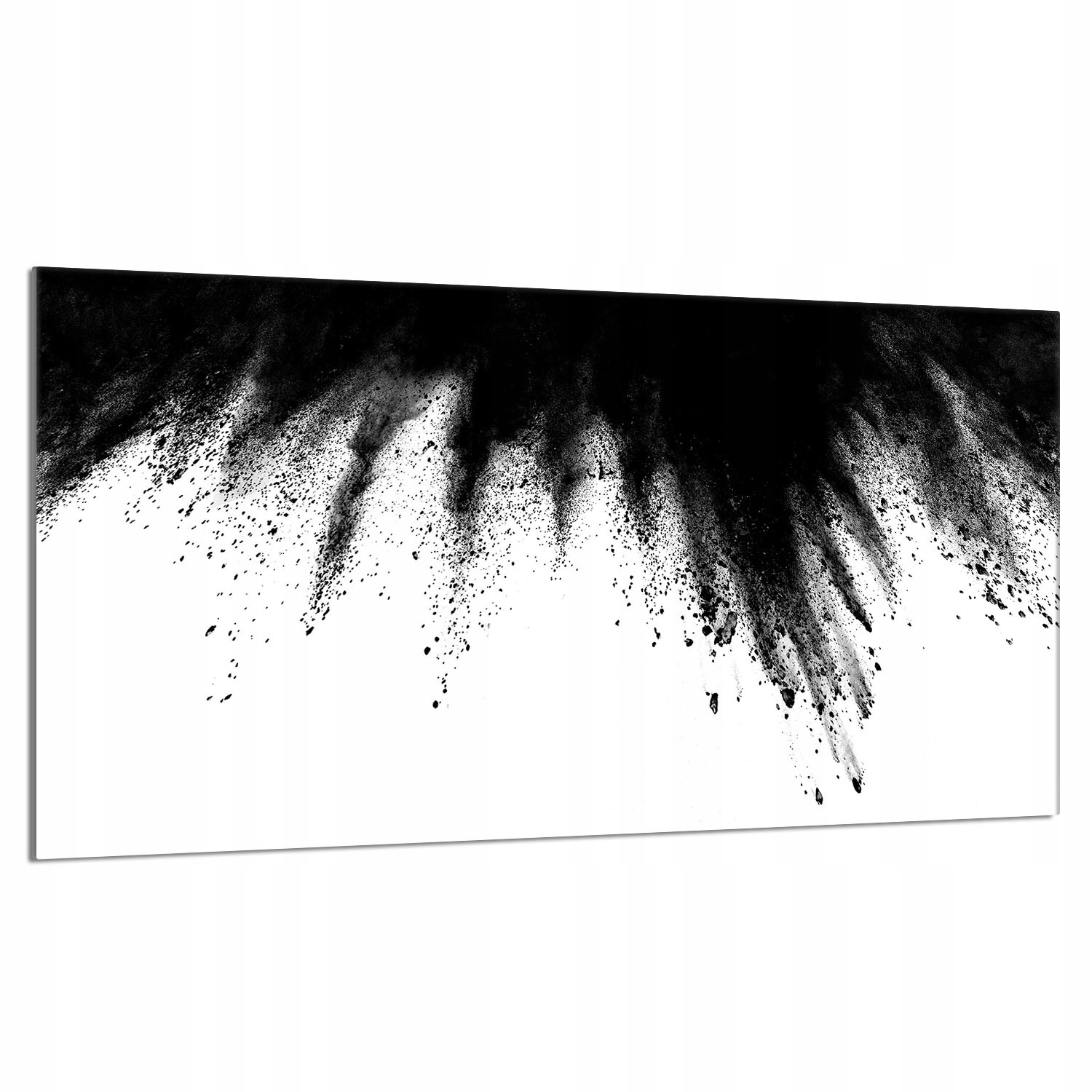 Skleněná ochranná deska na sporák 90x52 Výbuch do kuchyně