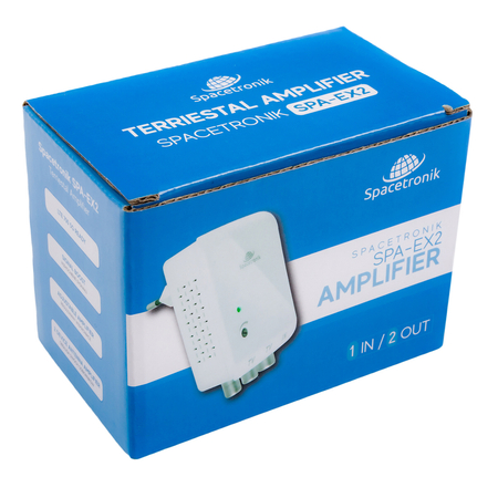 Wzmacniacz Tv DVB-T2/C do gniazdka 2x Tv SPA-EX2