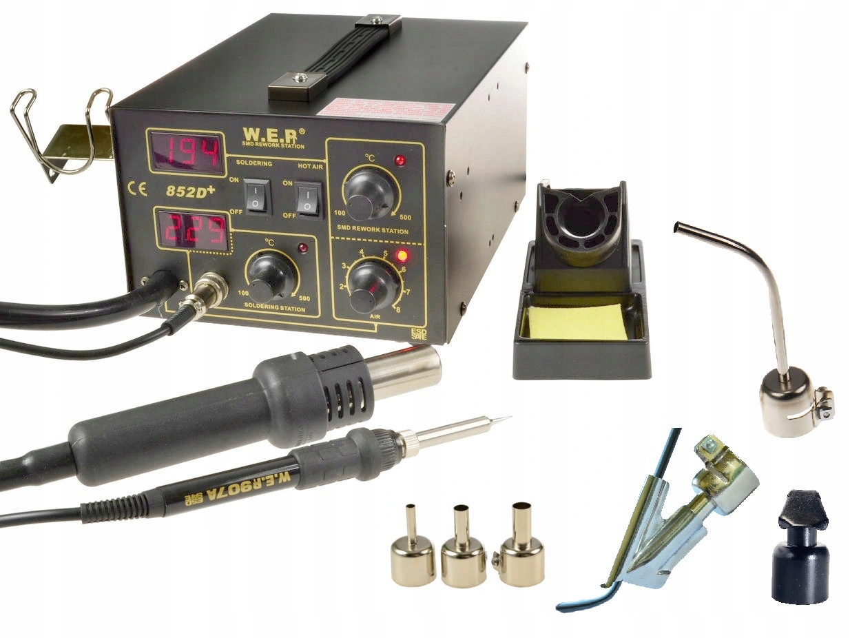 SPAWARKA PLASTIKU WEP 852D DYSZE BUT ZELAZKO