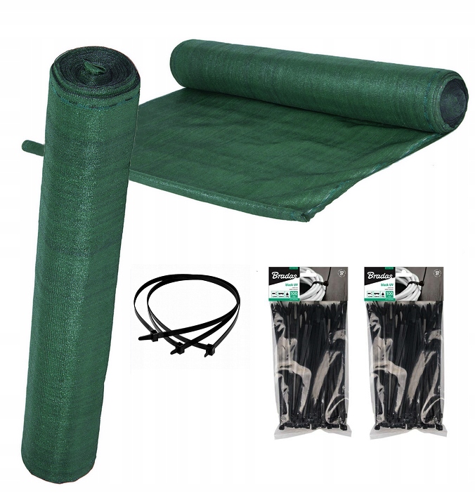 

Siatka Cieniująca 60% Dzianina 2x25m Uv +gratis