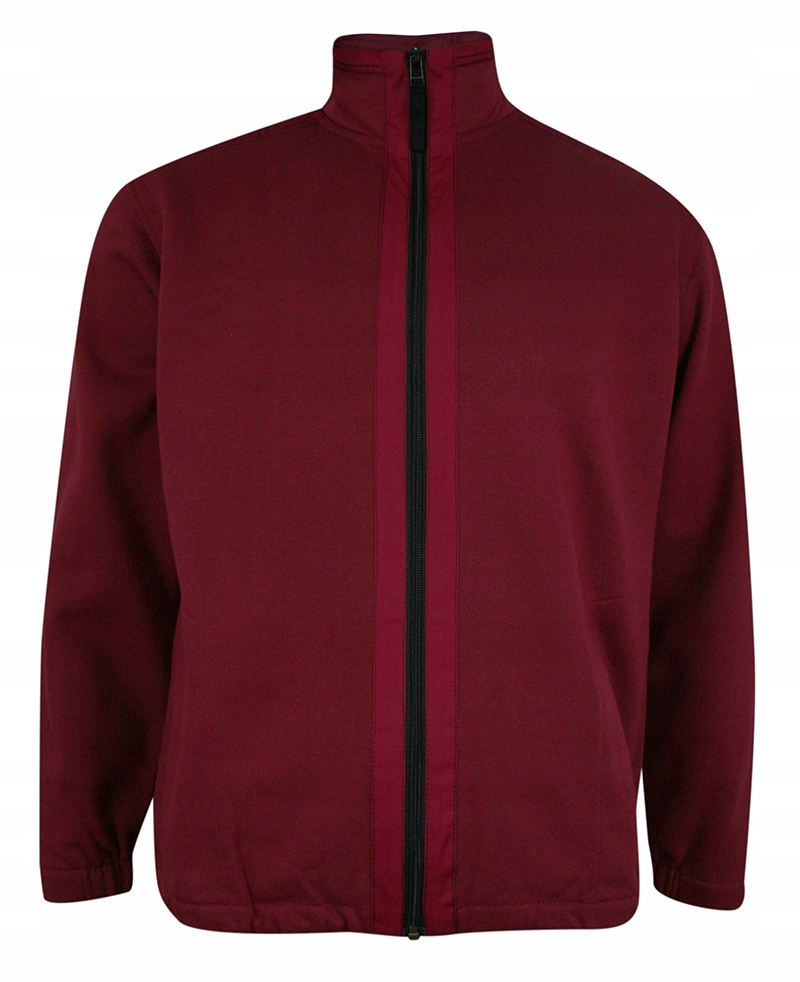 Bordó Pánská Mikina se zapínáním na zip -kings- M