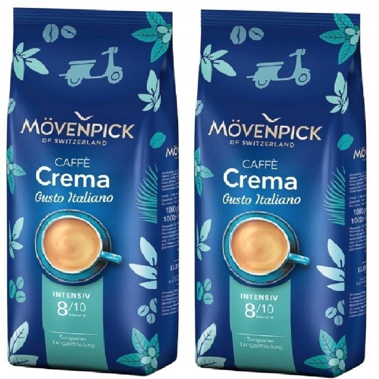 Zestaw 2x1kg Kawa ziarnista Movenpick Crema Gusto Italiano