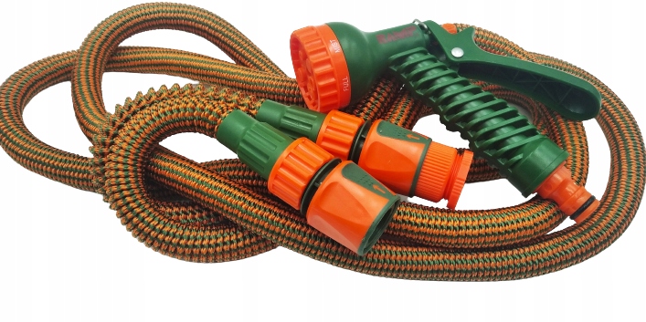 

Wąż ogrodowy rozciągliwy z 2,5 m do 10 m-RAMP