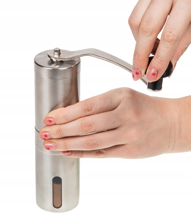 MŁYNEK DO KAWY PIEPRZU STALOWY SOLIDNY DESIGN Marka inna