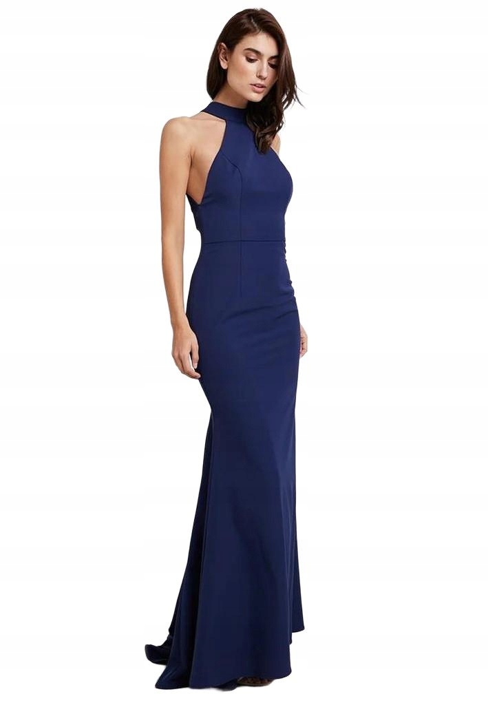 Jarlo Šaty Maxi Tmavě Modrá 36/S Szm 36