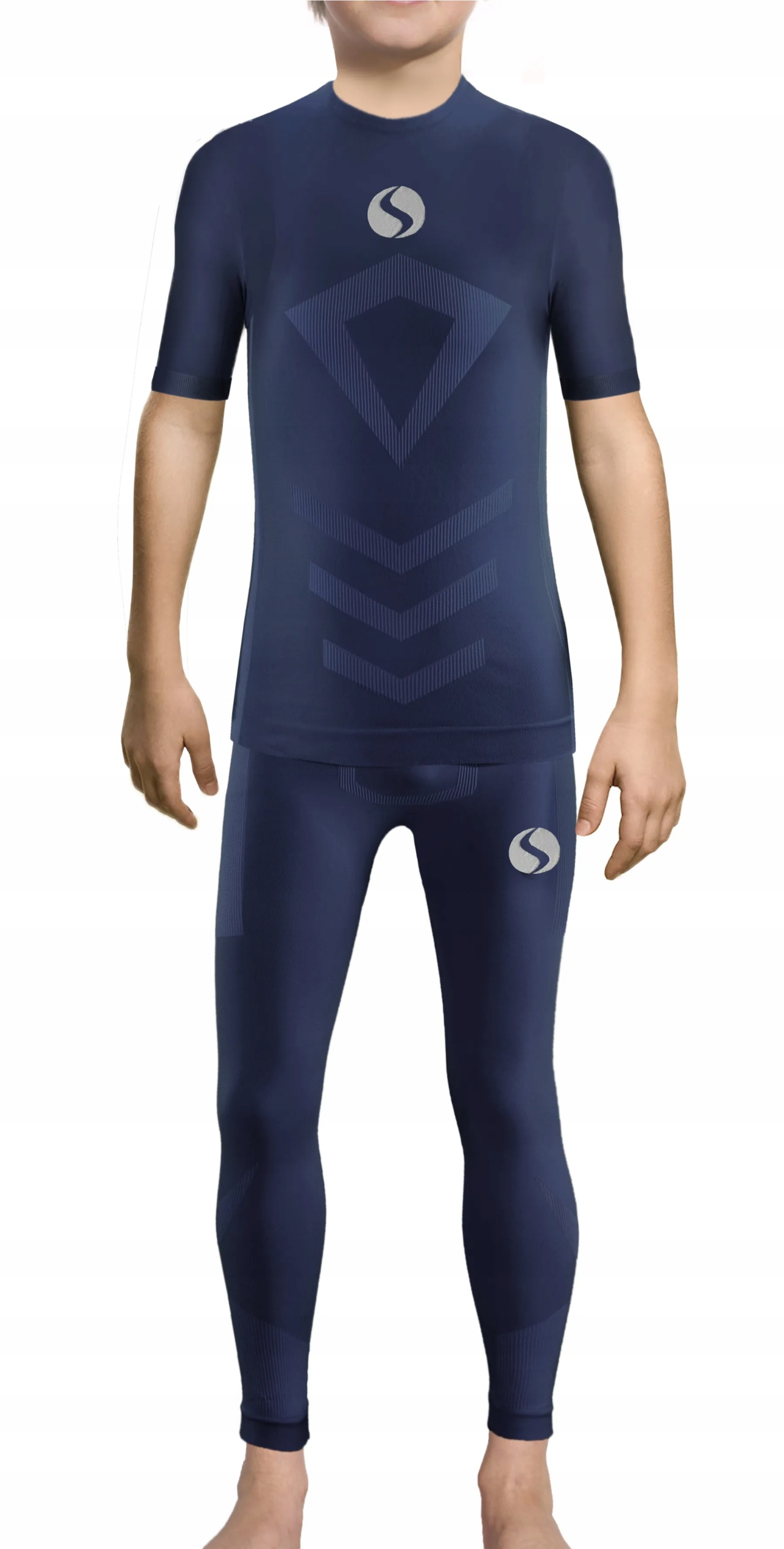 Sesto Senso Komplet Thermo chlapec kr ruka délka kalhoty Granát 116-140 4XS/3XS