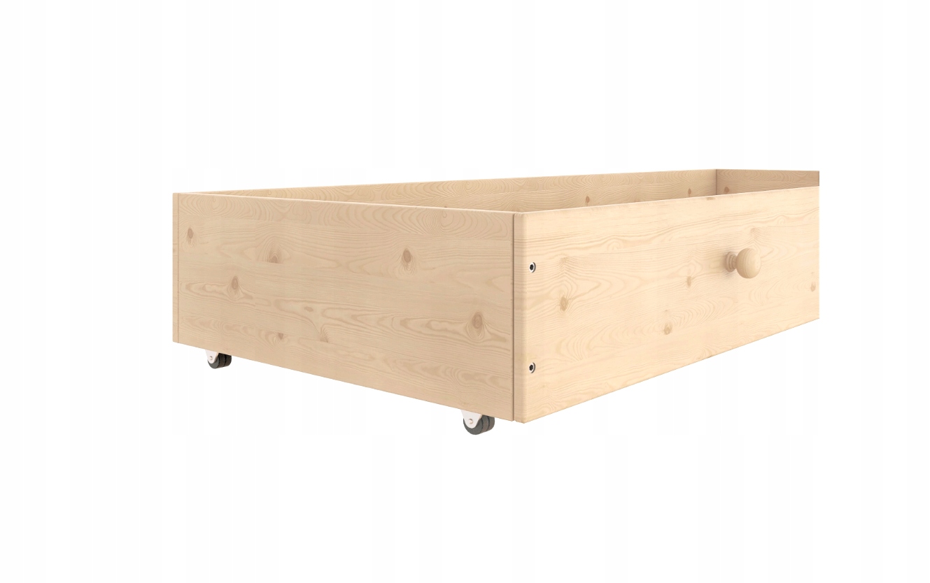 DZIECIĘCE ŁÓŻKO Z SZUFLADĄ DOMEK 70X140 ŁÓŻECZKO DREWNIANE DLA DZIECKA KBWN Szerokość produktu 70 cm