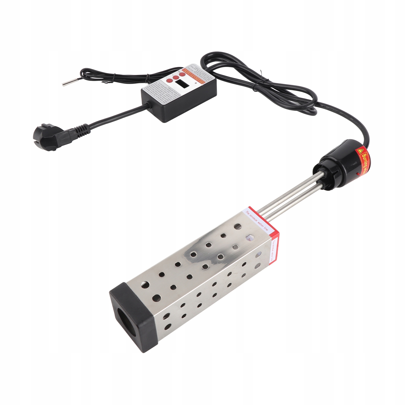 Ponorný ohřívač 2500 W elektrický, černý, automatické vypnutí
