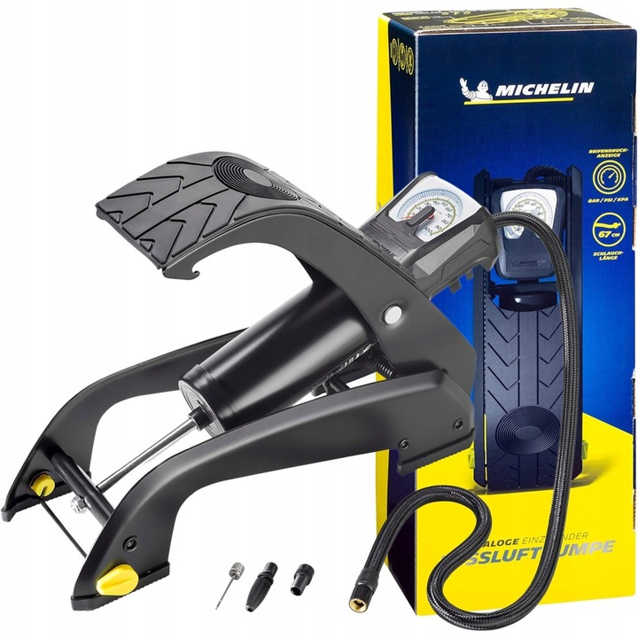 Pompka Nożna Michelin Analogowa Najlepsza Na Rynku Końcówki Rower Auto