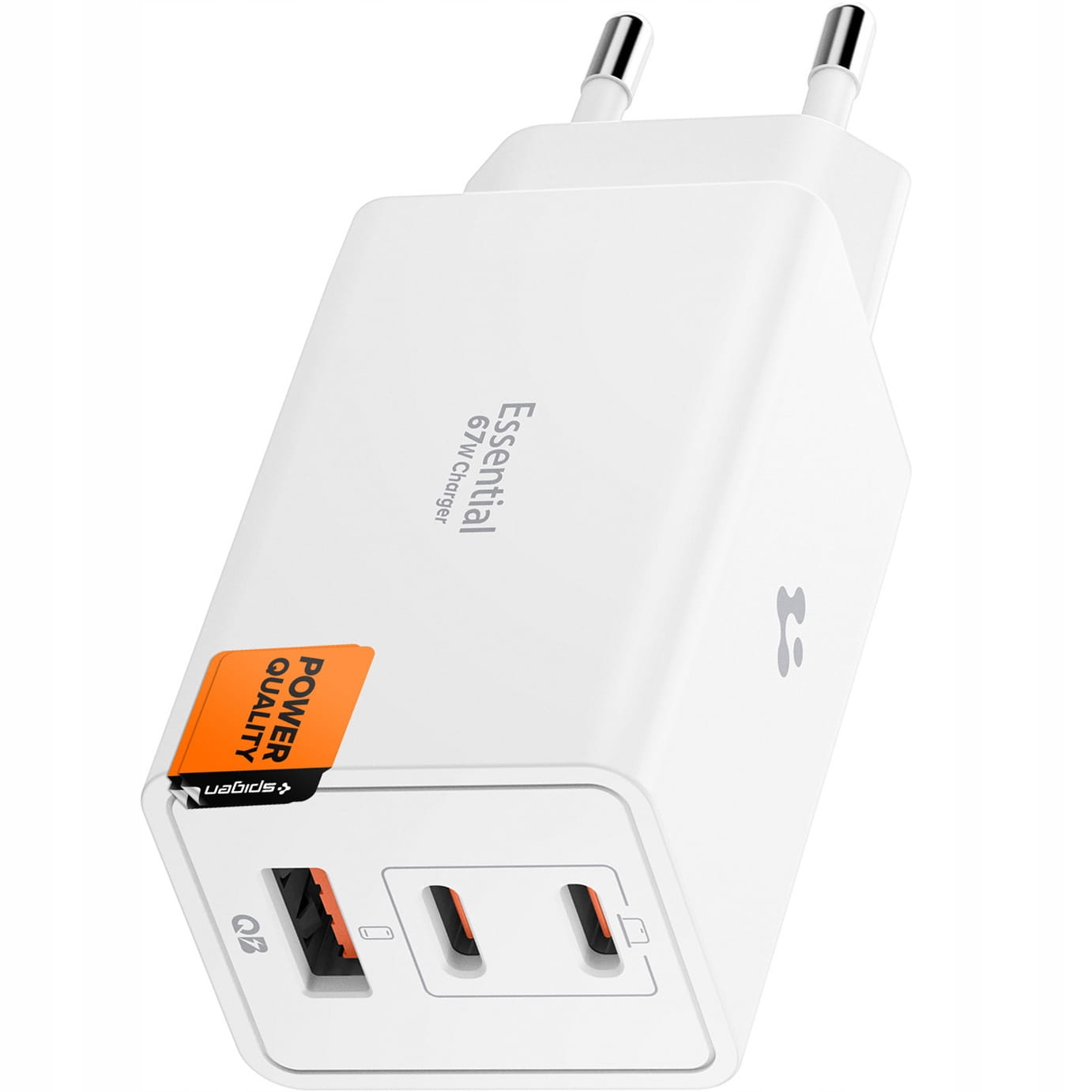 Ładowarka sieciowa GaN Spigen PD3.0, Usb-c 67W, mocna, uniwersalna, kostka
