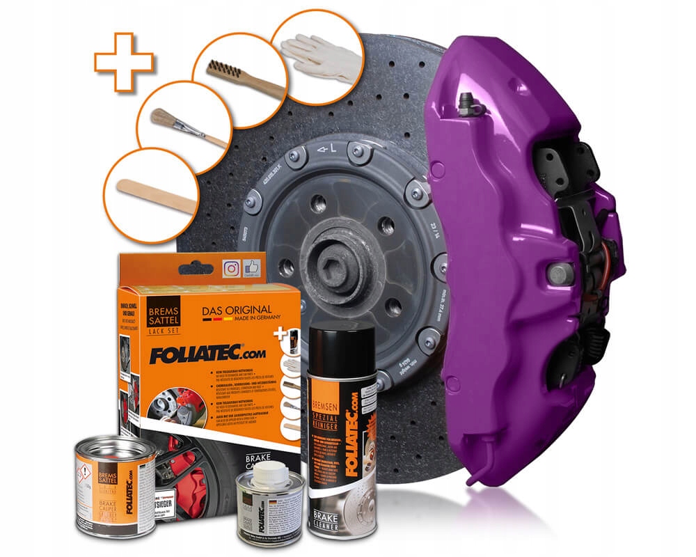 Foliatec lakier farba do zacisków hamulcowych Deep Violet