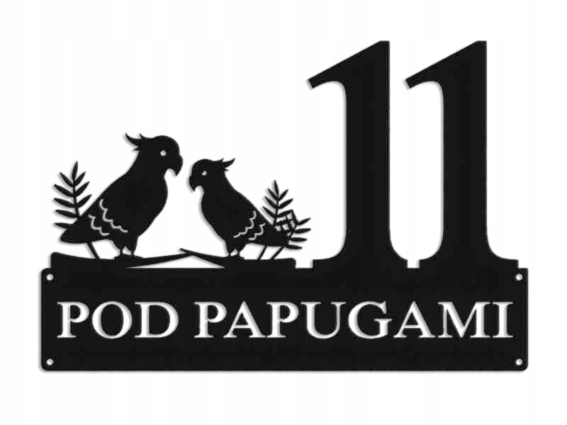 Číslo Na Dom 48 cm Tabuľa Adresa Ocel 2 mm Grafika 5713