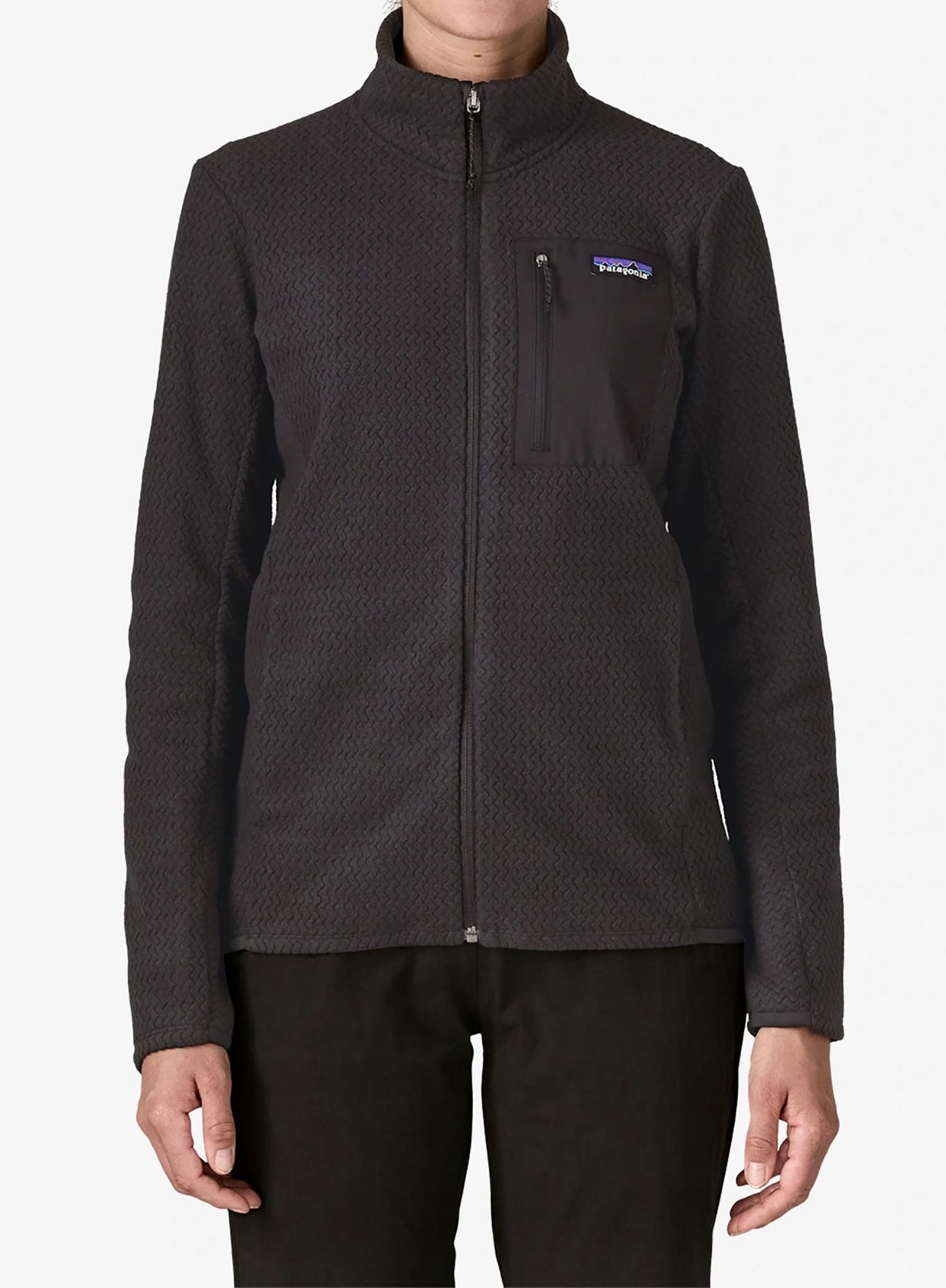 Bluza damska bez kaptura Patagonia R1 Air Jacket black M