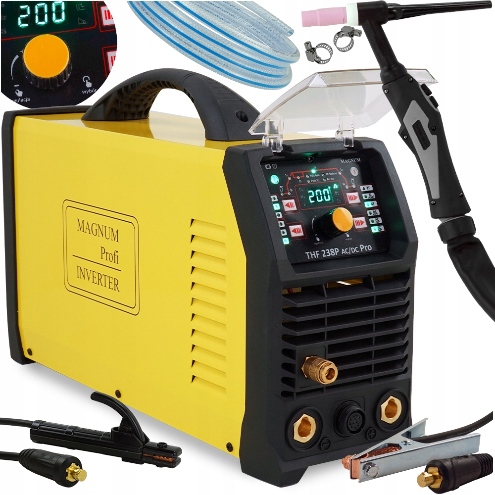 Spawarka INWERTOROWA Magnum TIG AC DC THF 238 Pro 200 A HF BiLevel 2T 4T