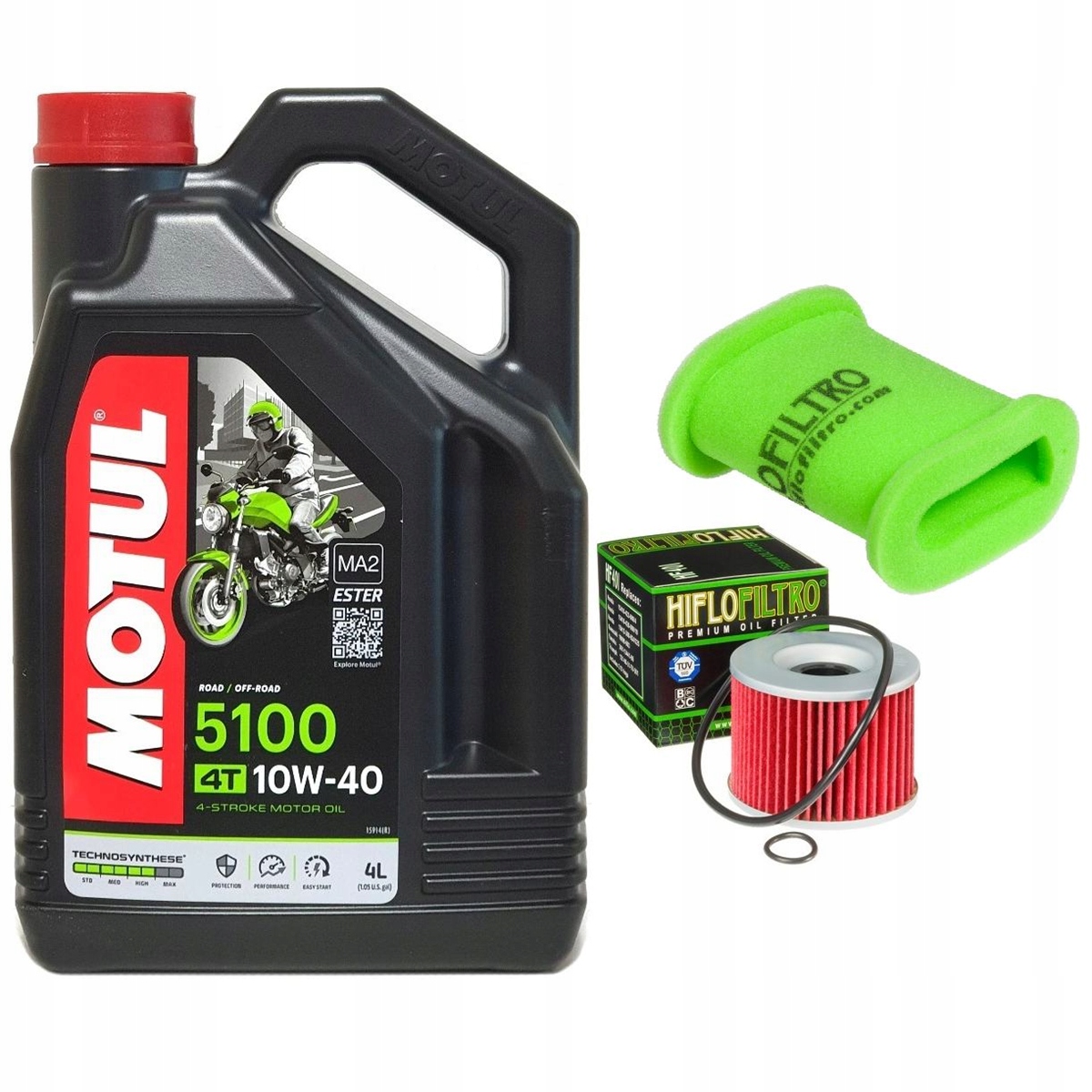 KAWASAKI GPX 750 R 1986-1988 olej + filtry