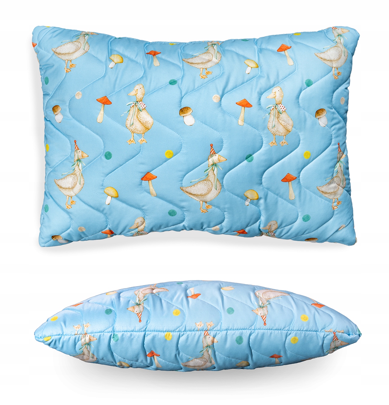 PODUSZKA 70x80 dla Dziecka Antyalergiczna Całoroczna z Regulacją Wysokości Kod producenta Poduszka kaczuszki 70x80