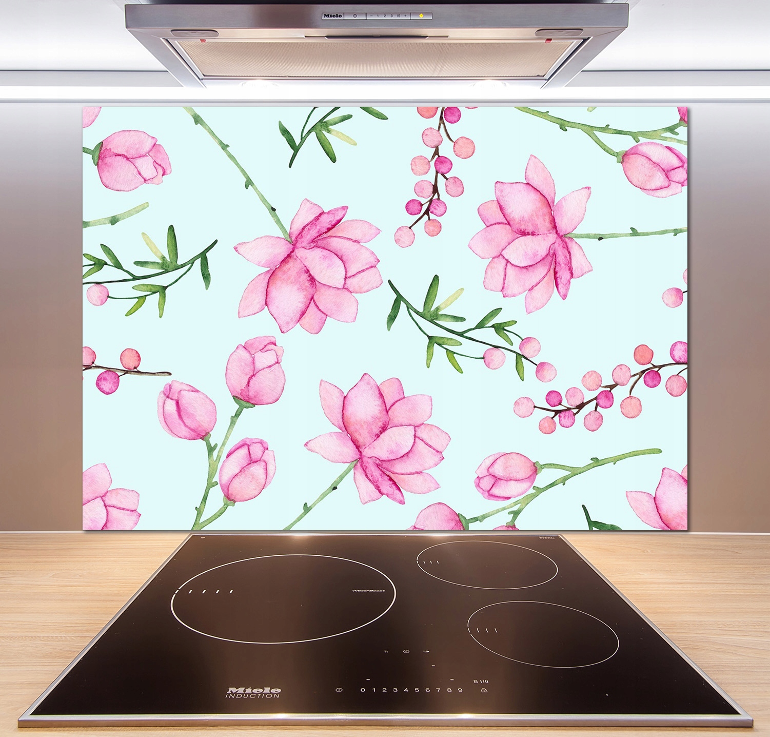 

Panel do kuchni Kwiaty i jagody 100x70 cm + Klej