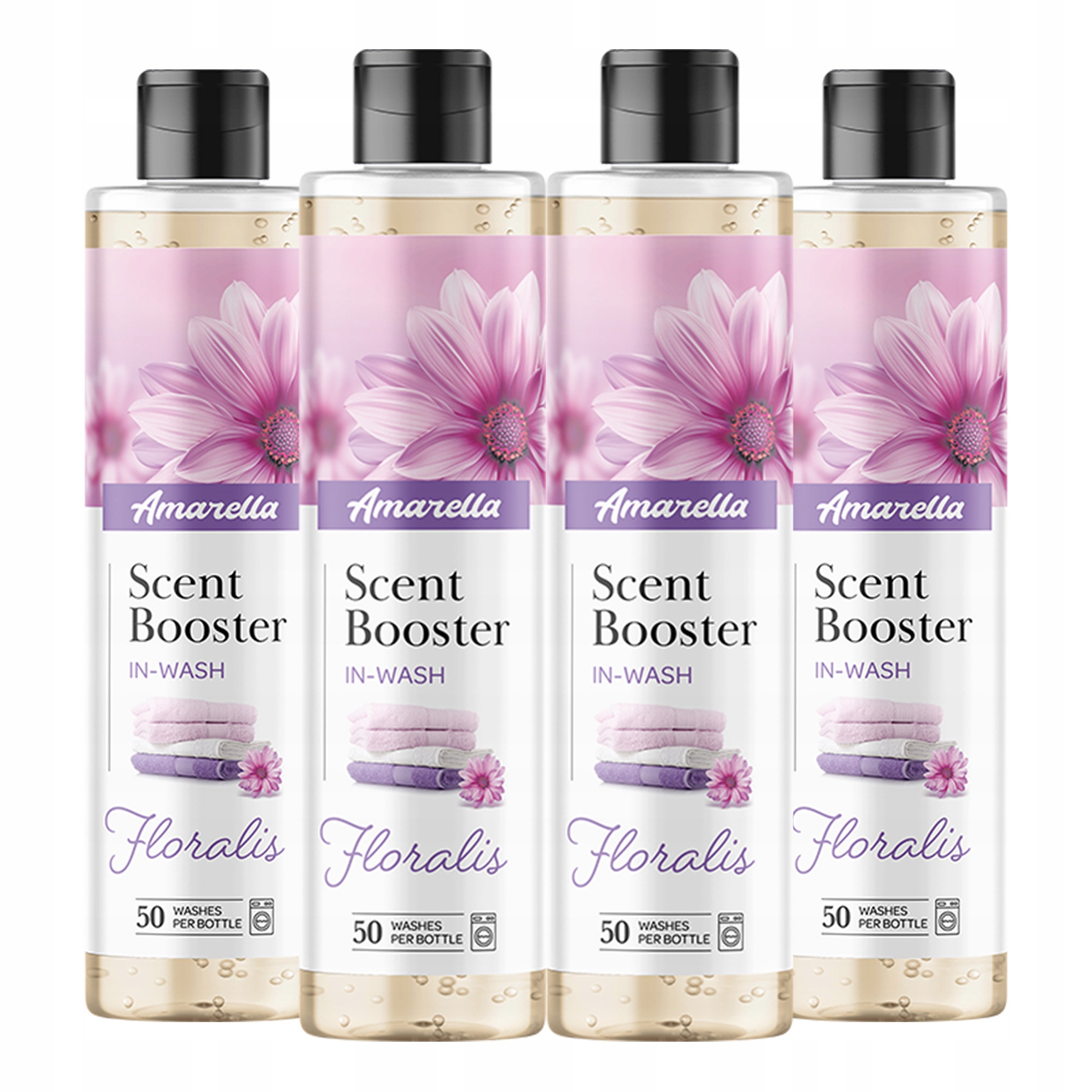 Levně Sada parfém do prádla Amarella Floralis 4x250 ml, vůně na tkaniny