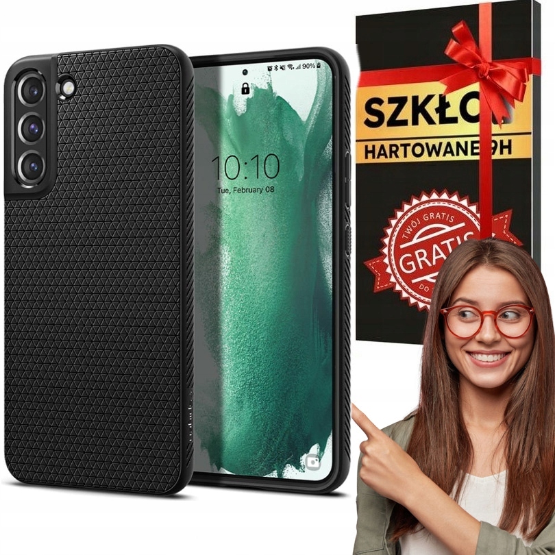 

Etui do Samsung Galaxy S22, Liquid Air +szkło