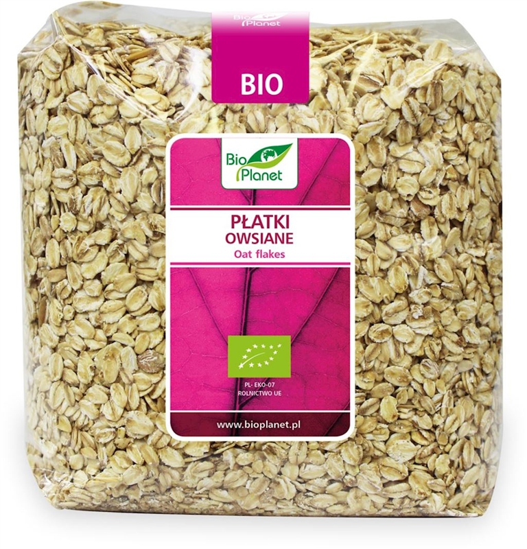 Levně 4X Bio Planet Ovesné vločky Bio 1 kg