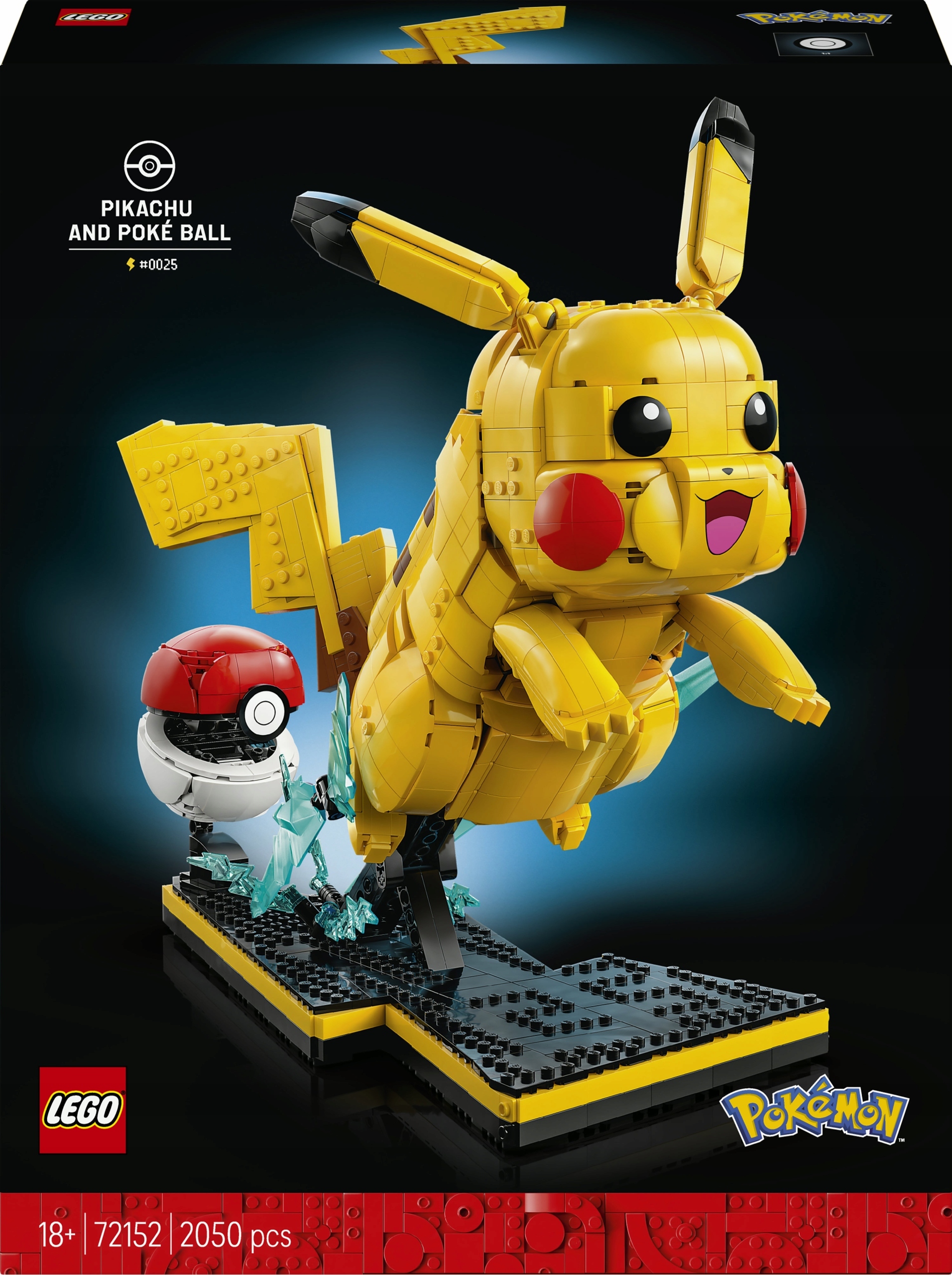 Lego Pokémon Pikachu i Pokéball 72152