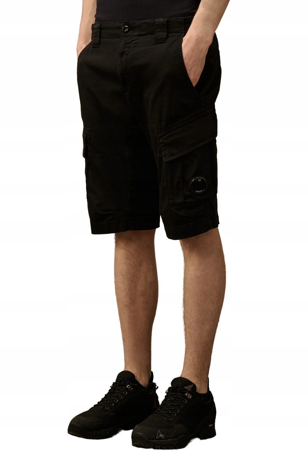C.p. Company Černé pánské kraťasy Bermudy-Cargo 50