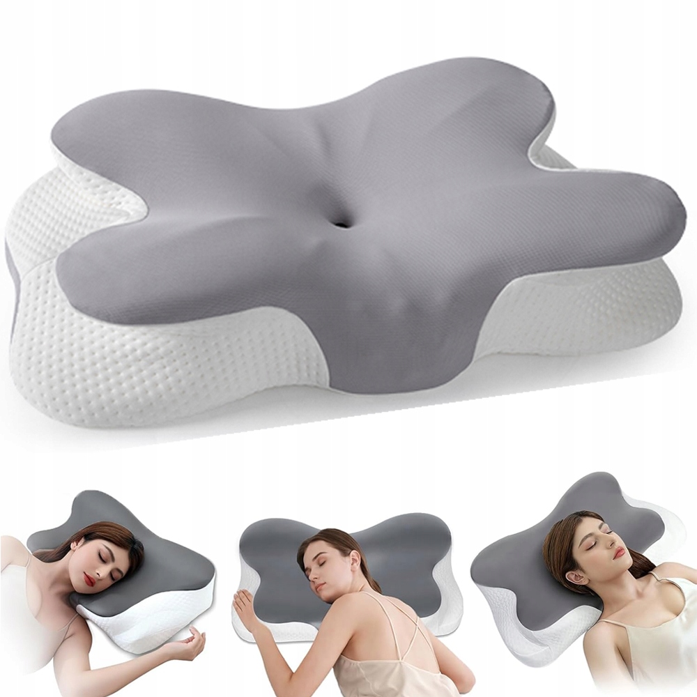 Poduszka Do Spania Ortopedyczna Profilowana Do Spania Pianka Memory 65x38cm