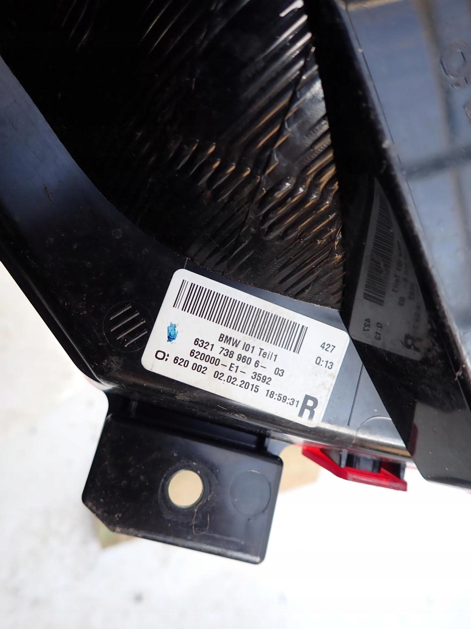 BMW I3 I01 13-22 light rear part rear right