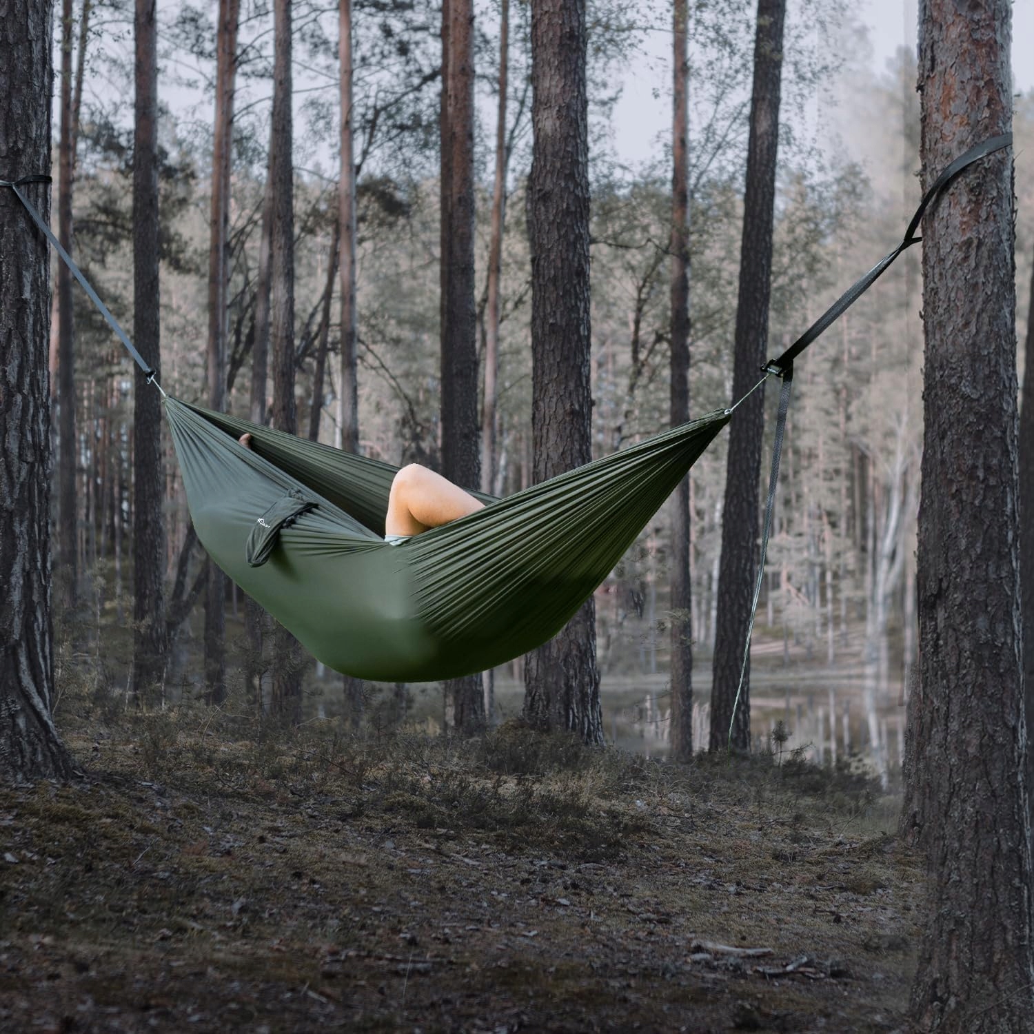 TRAVEL BIRD Zestaw Do Mocowania Hamaka 3m Pasek Drzewny Do Kempingu — miniatura 8