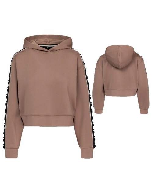 Pitbull West Coast Dámská Mikina S Kapucí Oversize Verona Hnědá S