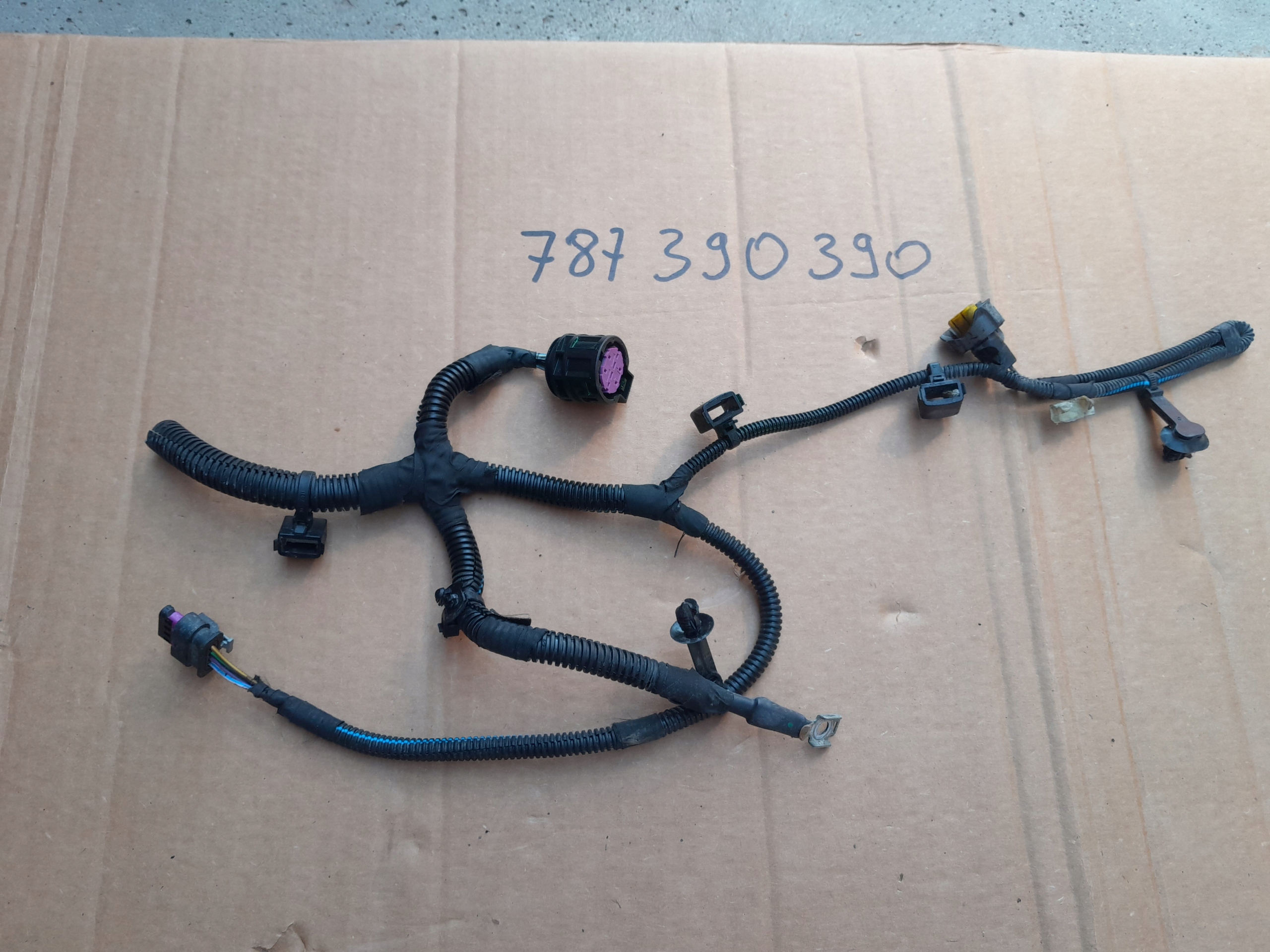 Fiat Tipo ii 21r Instalacja wtyczka LAMPY PRAWY PRZÓD