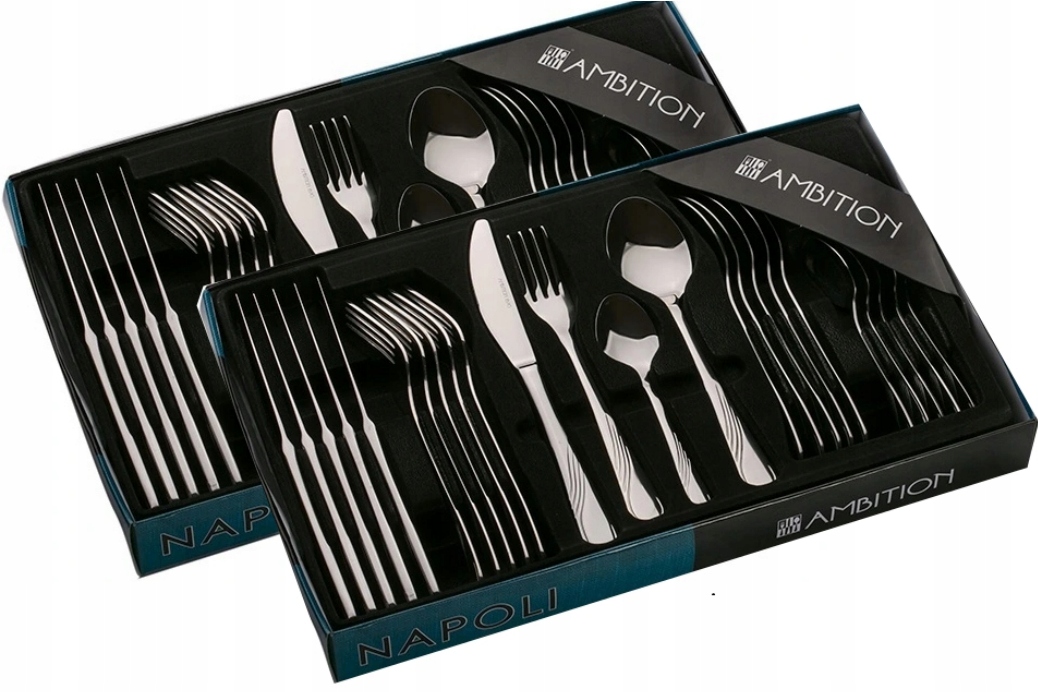 AMBITION SZTUĆCE 48 NAPOLI ZESTAW KOMPLET 12 OSÓB
