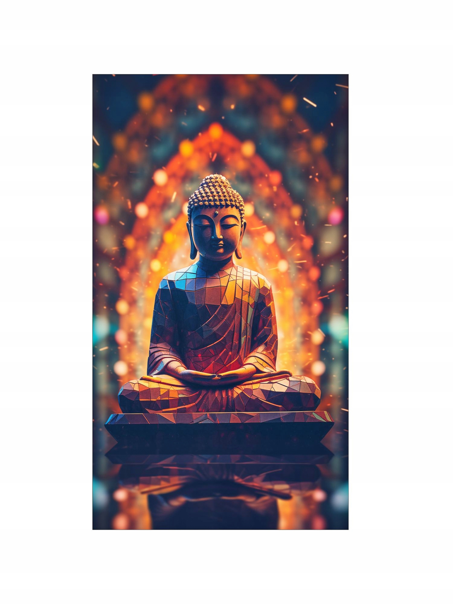 Vertikálny Dekoratívny Radiátor S Obrázkom 970/545 ART20