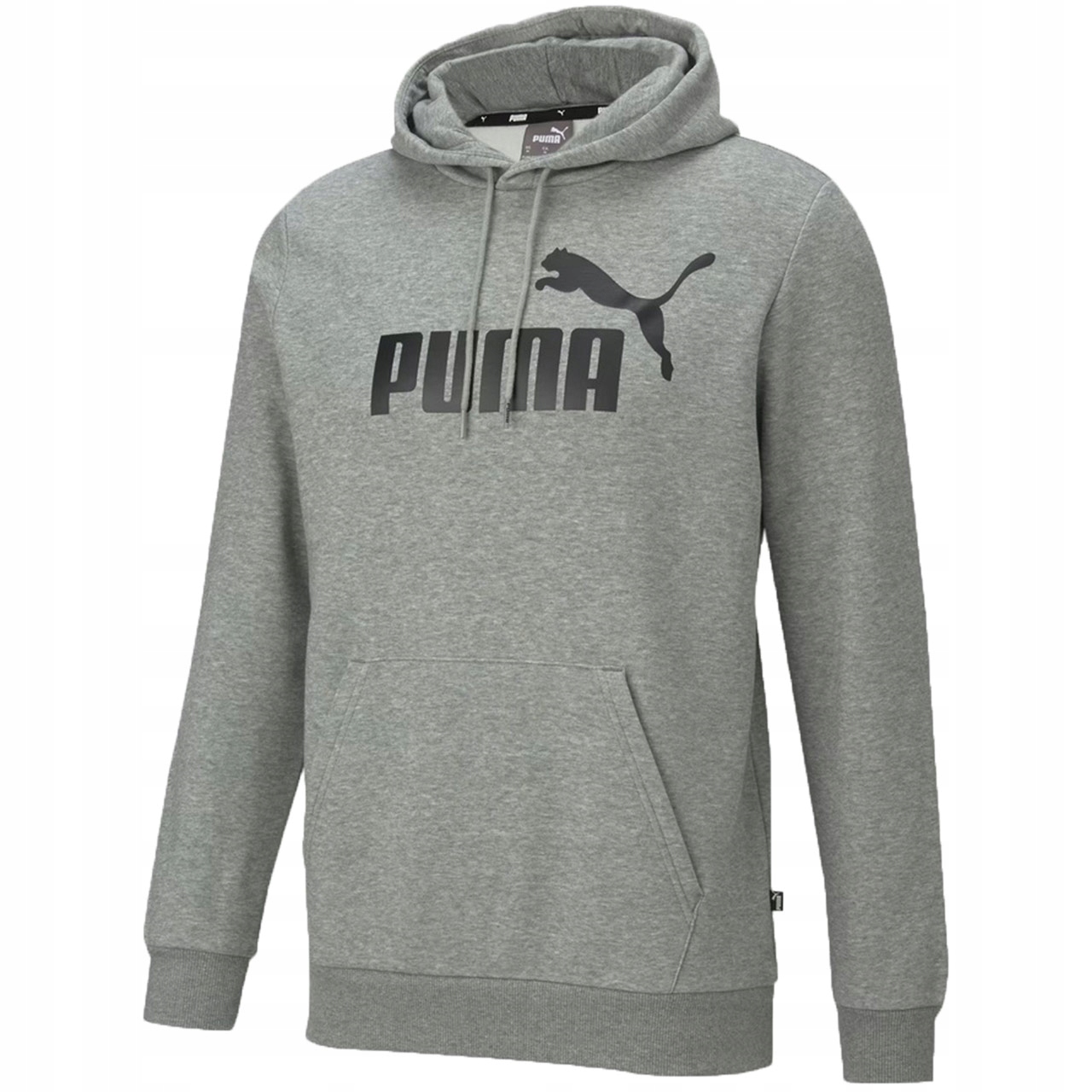 Pánská mikina Puma Ess Big Logo Hoodie Fl šedá 586686 03 Vel. L