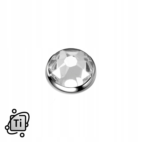

Top Do Dermala srebrny G23 cyrkonia Crystal 1,6/3m
