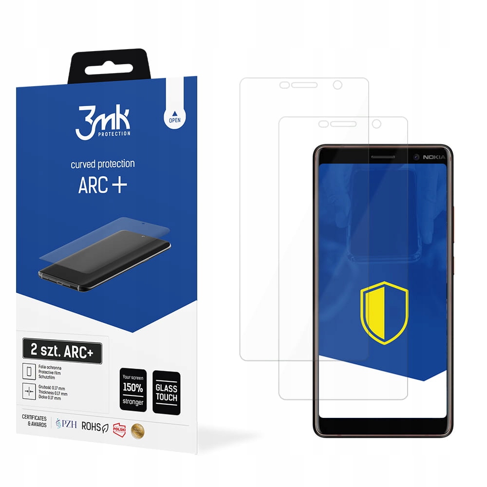 

2szt 3mk Arc+ Folia Ochronna do Nokia 7 Plus