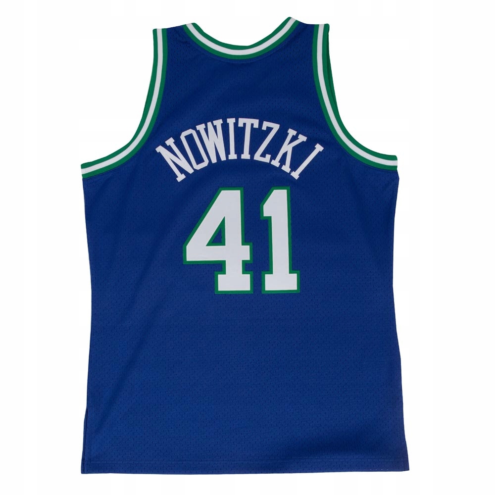 Koszulka Mitchell & Ness - DIRK NOWITZKI #41 ROYAL - M Stan opakowania oryginalne