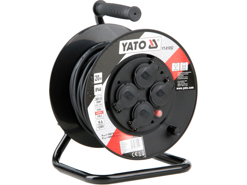 Przedłużacz Yato YT-81052 bębnowy 4 gniazda (20 metrów)
