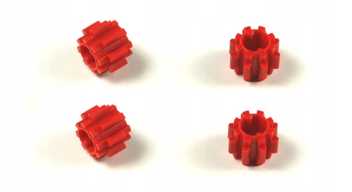 

Zębatka 8zębów Lego Technic 4szt. Czerwona 11955