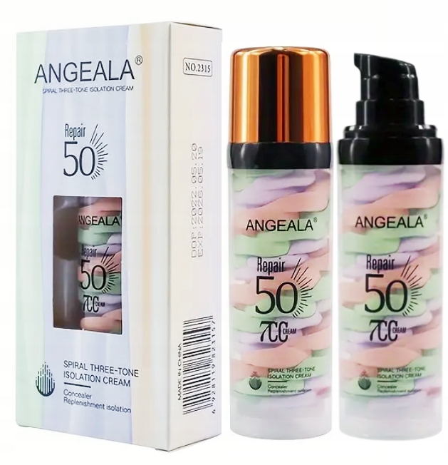 BAZA TRÓJKOLOROWA POD MAKIJAŻ 3w1