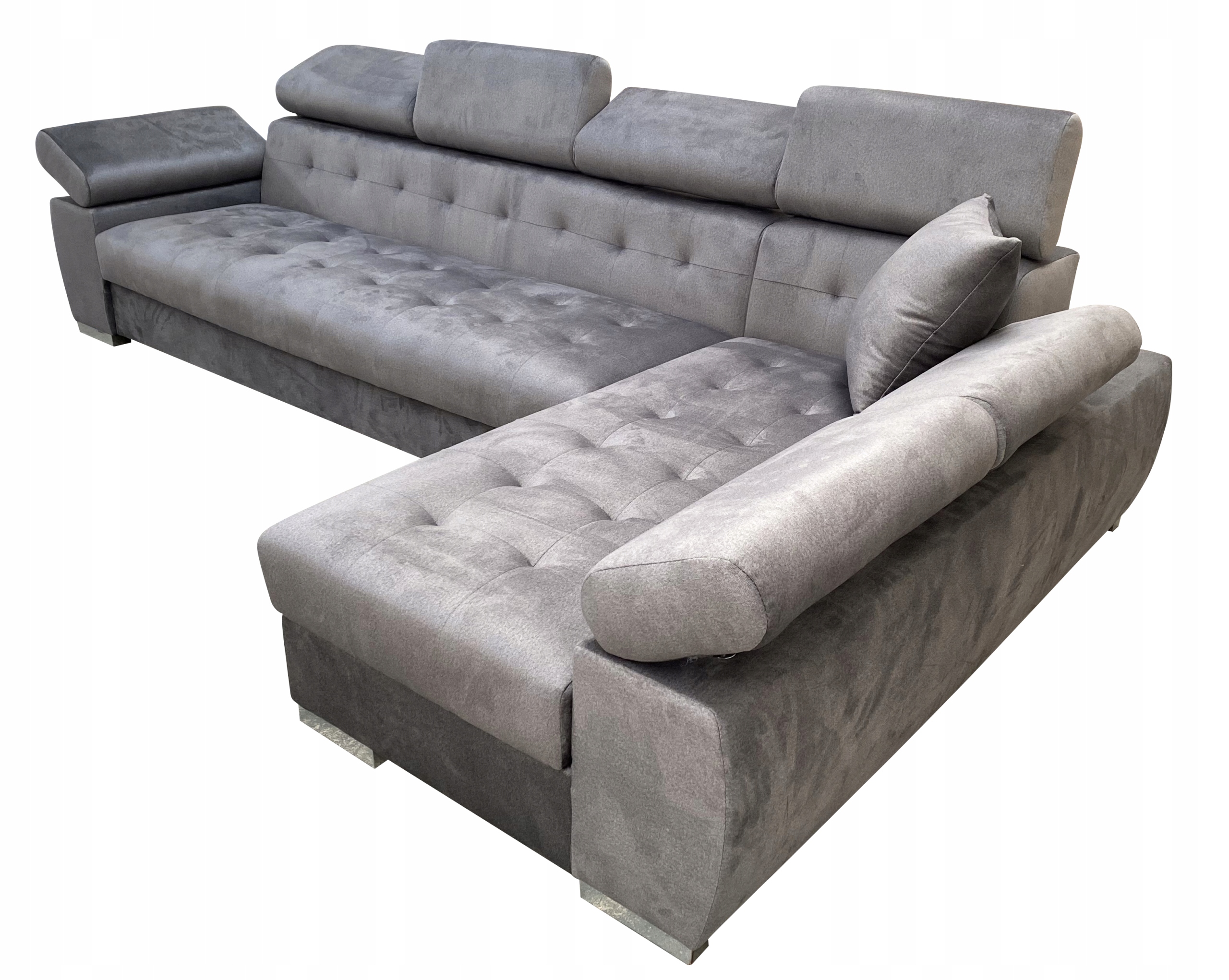 NAROŻNIK ASLAN 3 RUCHOME ZAGŁÓWKI BEZ FUNKCJI Wysokość mebla 79 cm