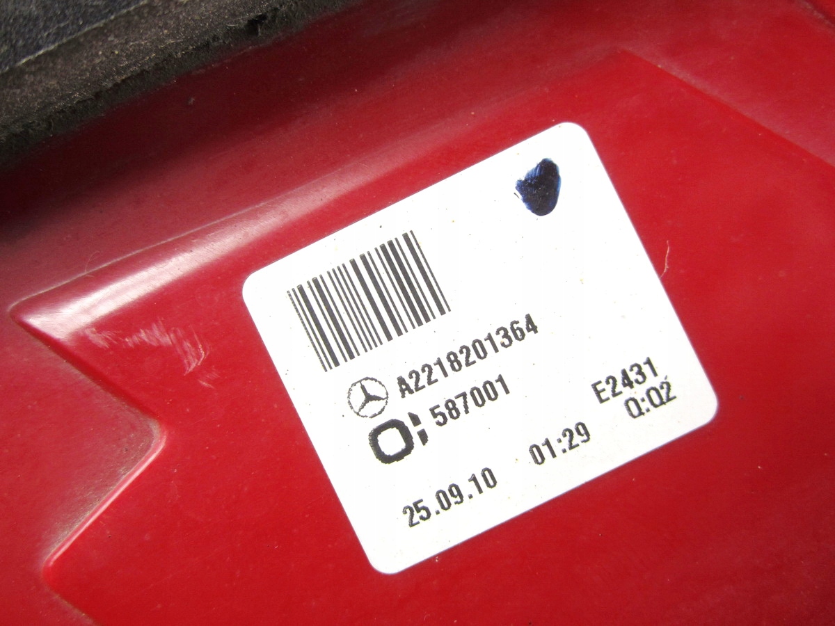 light rear rear part left LED Mercedes W221 Lift originál