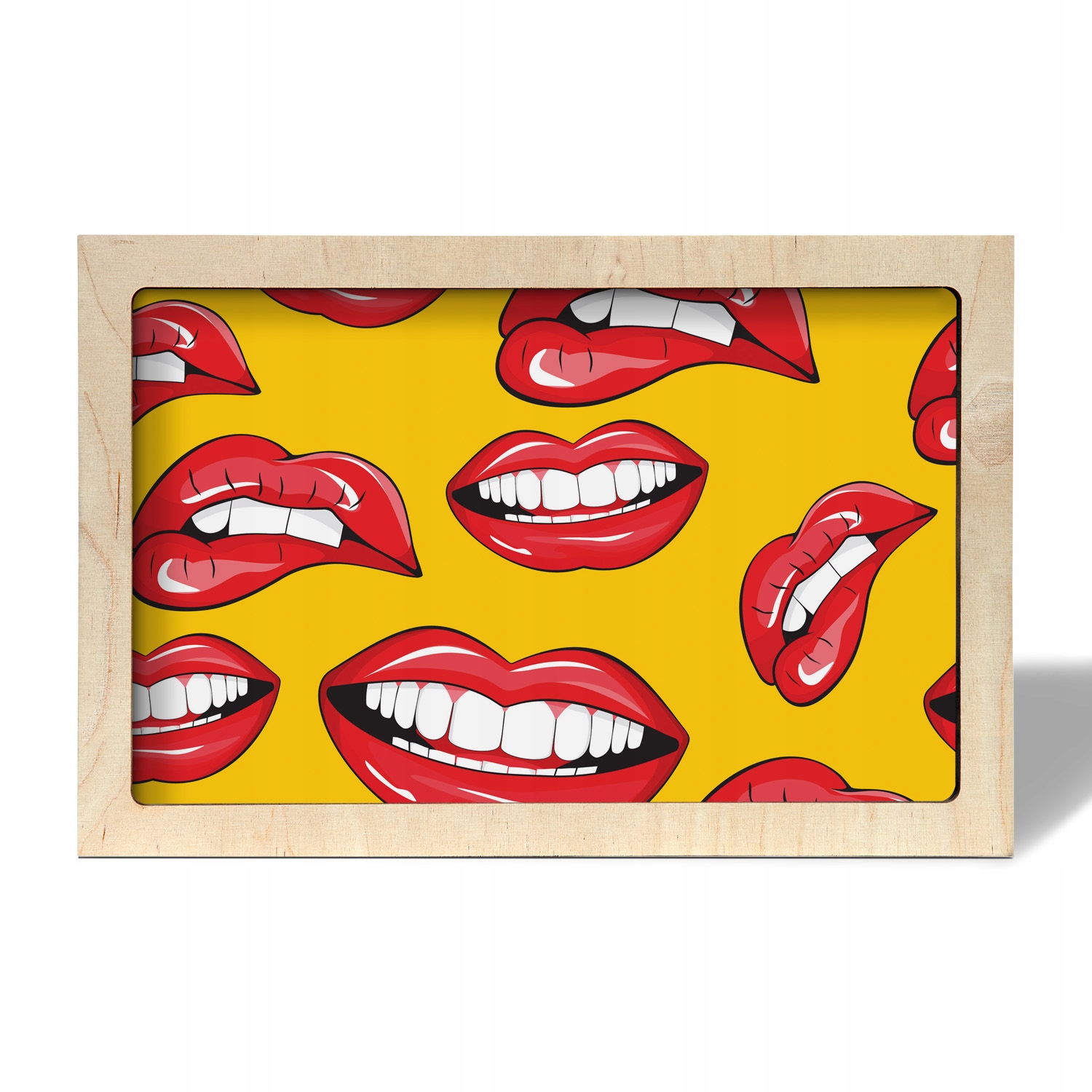 Fotoobraz na zeď Ústa miny pop art 30x20 cm