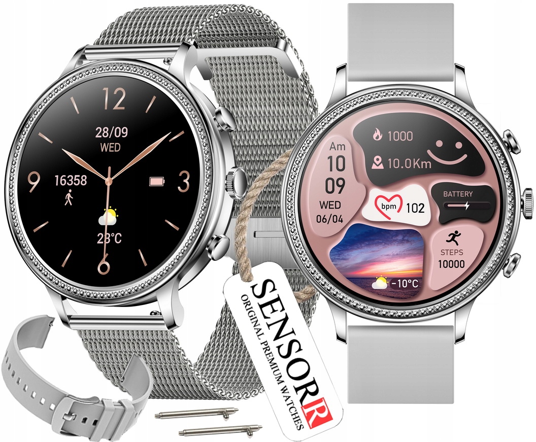 Dámske Inteligentné Hodinky Pre Ženy Rozhovor Tlak Kroky Sen Puls Poľština